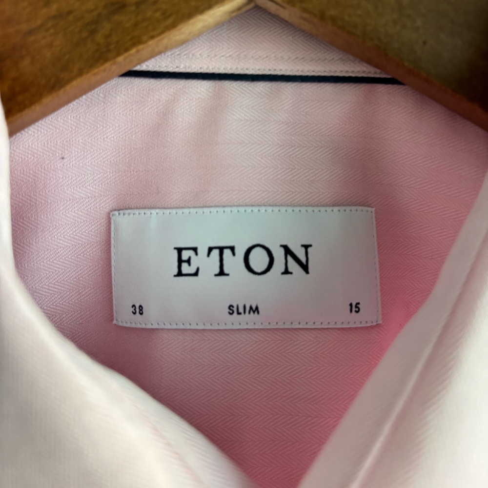 ETON Pink Dress Shirt (15/38, Slim)
